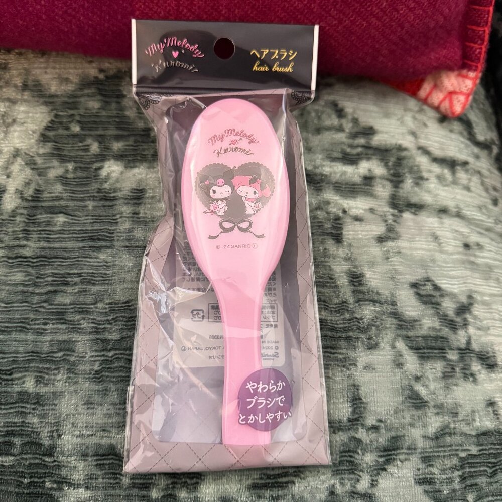 My Melody Kuromi Sanrio Hair Brush Portable Japan Kawaii